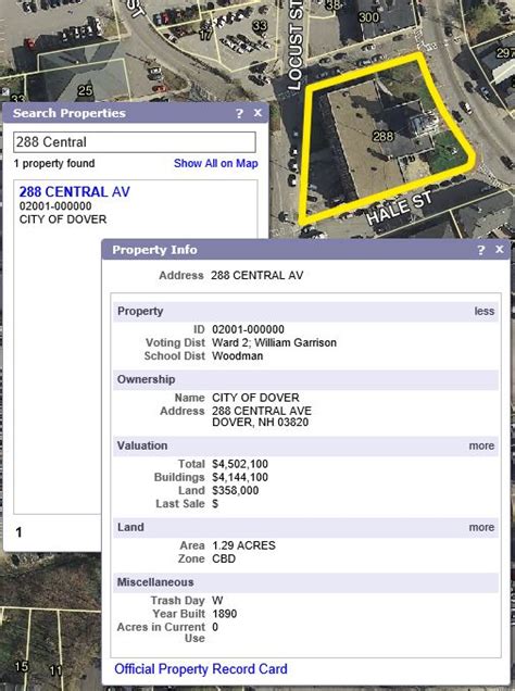 dover nh property assessments.
